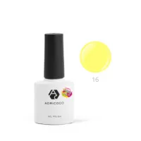 Гель-лак ADRICOCO Pretty dolly №16 неоновый желтый (8 мл.)