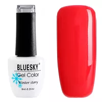 BlueSky, Гель-лак Winter Story #007, 8 мл (красный)