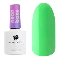 Цветная база ADRICOCO Neon base №06 - зеленое киви (8 мл.)