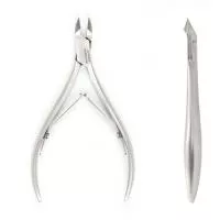 Кусачки маник. для кожи с 2 пружинами; матовые; ручная заточка Кусачки маник. для кожи с 2 пружинами; матовые; ручная заточка