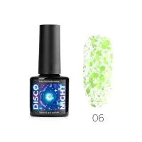 Гель-лак Disco night с цветной неоновой слюдой №6 абсент, TNL Professional, (6 мл)