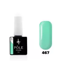 Цветной гель-лак POLE №467 - мятный коктейль (8 мл.)