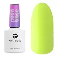 Цветная база ADRICOCO Neon base №02 - взрывной лимон (8 мл.)