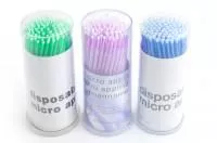 Микробраши в баночке 100 шт, зеленые Микробраши в баночке 100 шт, зеленые
