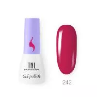 Гель-лак TNL 8 Чувств Mini №242 - малиновый джем (3,5 мл.)