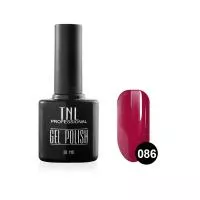 Цветной гель-лак TNL №086 - красная клюква (10 мл.)