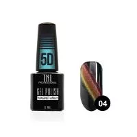 Гель-лак TNL - кошачий глаз 5D №04 - лилово-миндальный (6 мл.)